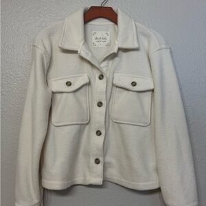 Altar'd State Cream Teddy Jacket